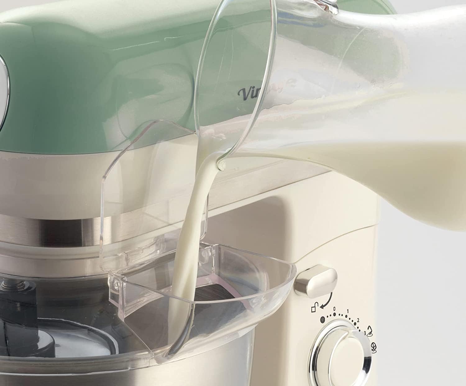 Ariete Vintage Food Processor Stand Mixer, Kitchen Machine with 5.5L Stainless Steel Bowl, 1200W, 7 Speed Ariete Vintage Food Processor Stand Mixer, Kitchen Machine with 5.5L Stainless Steel Bowl, 1200W, 7 Speed